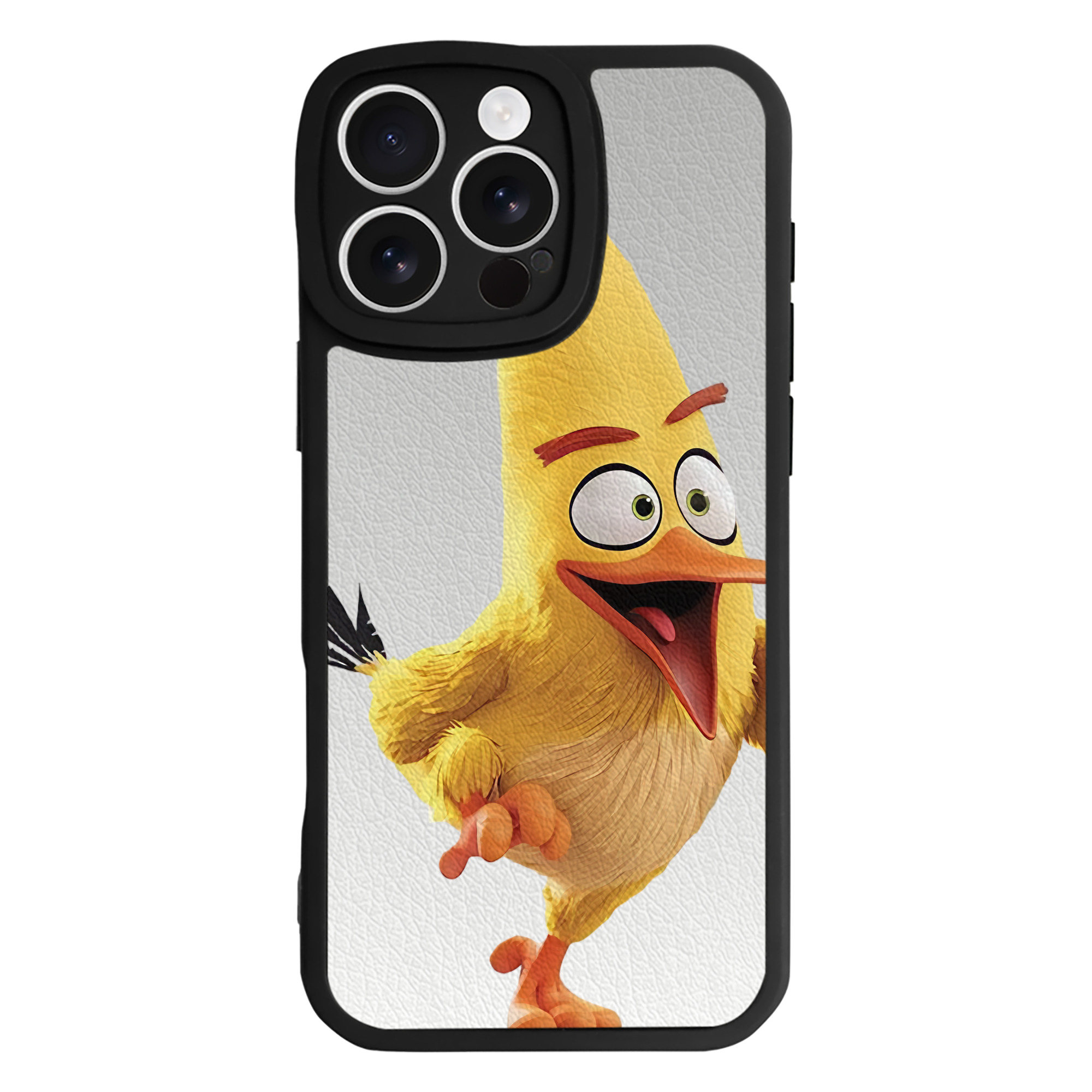 （画像用） Angry Birds アングリーバード 【iPhone 16シリーズ対応】シリコンスマホケース（レザー調） 材質：シリコン
